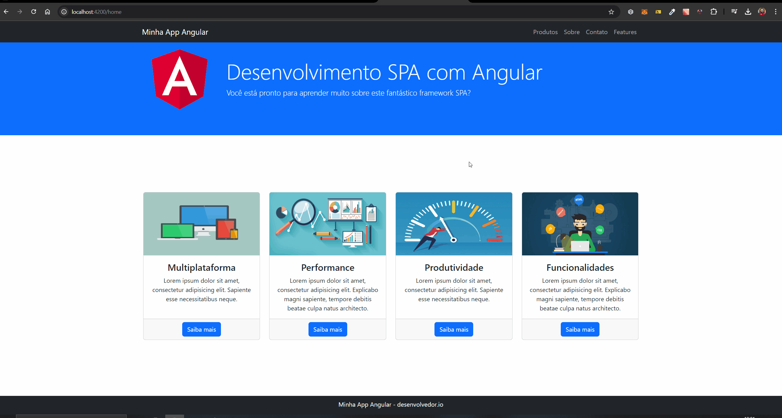 Projeto Ecommerce Angular